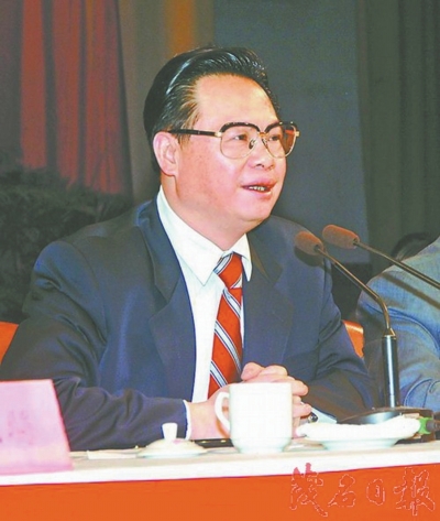 周镇宏于2002年至2007年任职茂名市委书记，今年2月获刑死缓。资料图片Y